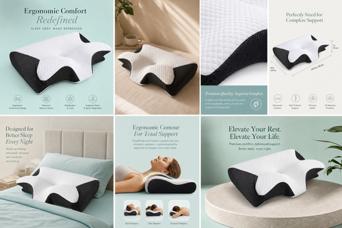 PureRest Contoured Memory Foam Pillow