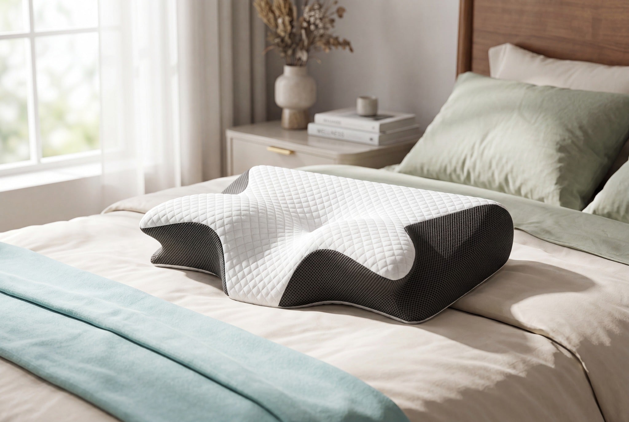 PureRest Contoured Memory Foam Pillow